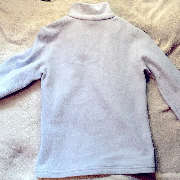 Sky blue light weight Banna Republic FLEECE SWEATER - Picture 3 of 4